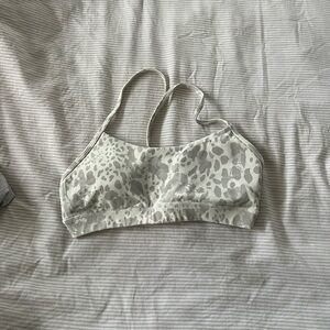 Lululemon Athletica Gray Leopard Sports Bra